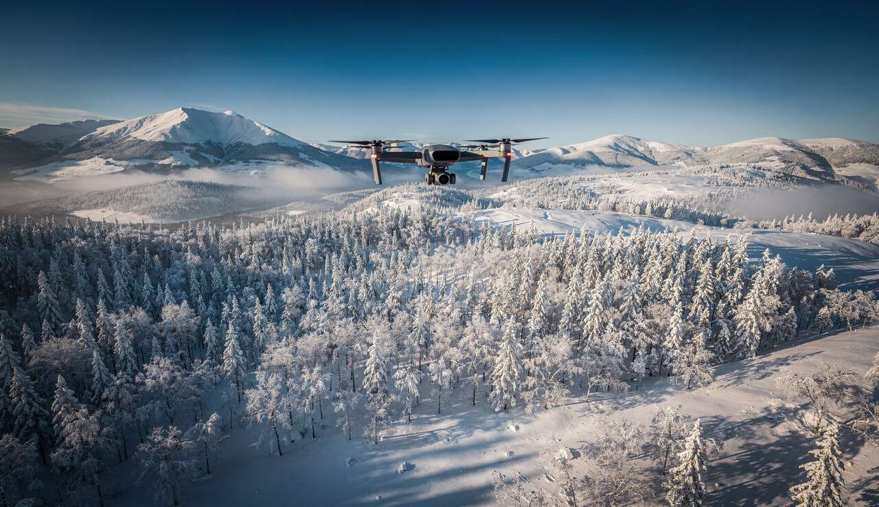 Drone en hiver : précautions indispensables