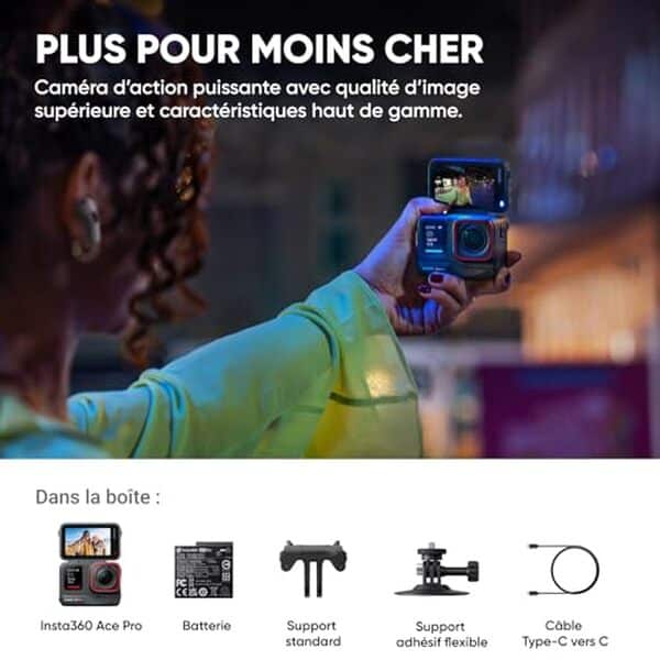 Découvrez notre analyse complète de la caméra Insta360 Ace Pro, dotée d'une qualité d'image exceptionnelle et de fonctionnalités innovantes pour les amateurs de photographie et de vidéo.