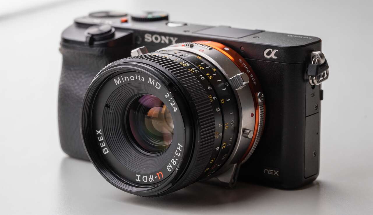 Objectif Minolta MD pour Hybride Sony NEX : compatibilité et Performances