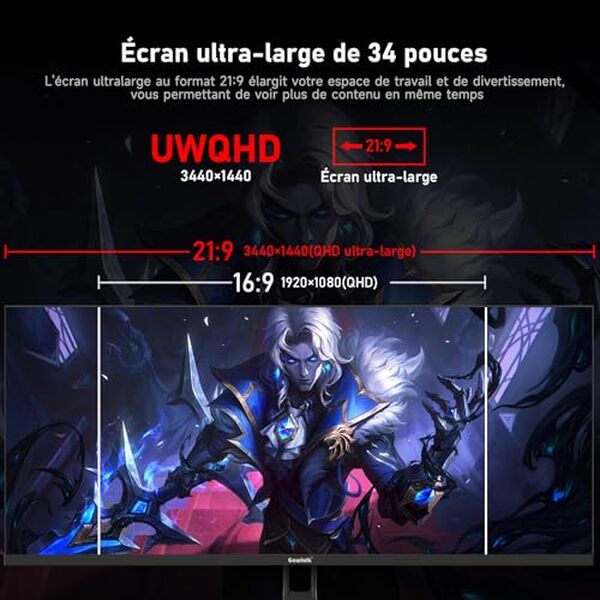 Découvrez notre test détaillé de l'écran gawfolk 34 pouces IPS 165Hz UWQHD pour gamers et créatifs : performances, design, fluidité et rapport qualité-prix exceptionnel.