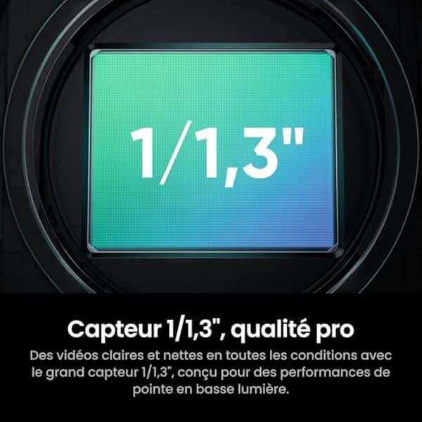 Découvrez la webcam Insta360 Link 2C Pro : qualité 4K avancée pour PC et Mac, idéale pour des appels vidéo professionnels et en haute résolution