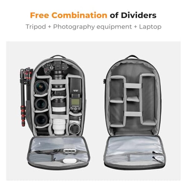 Découvrez notre évaluation détaillée du sac à dos K&F Concept 18L : idéal pour transporter votre appareil photo et ordinateur en toute sécurité et style