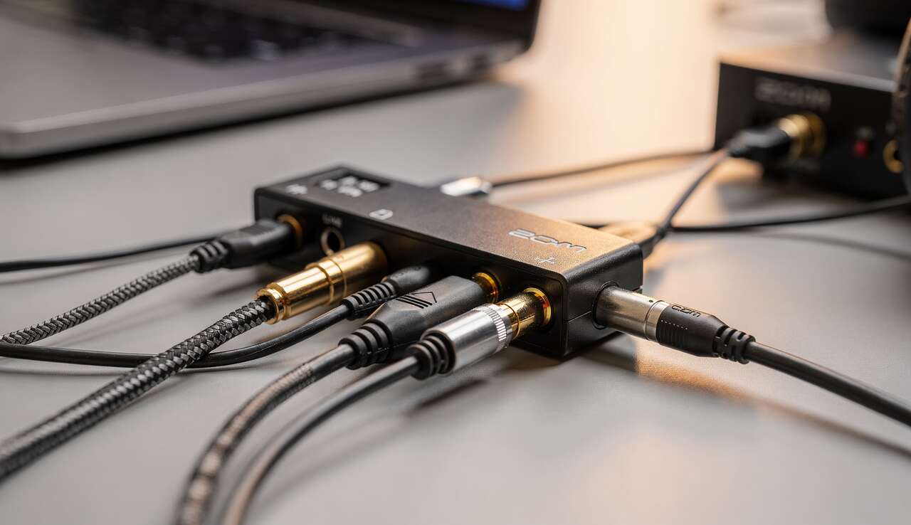 Connexion du zoom h1 à d'autres appareils