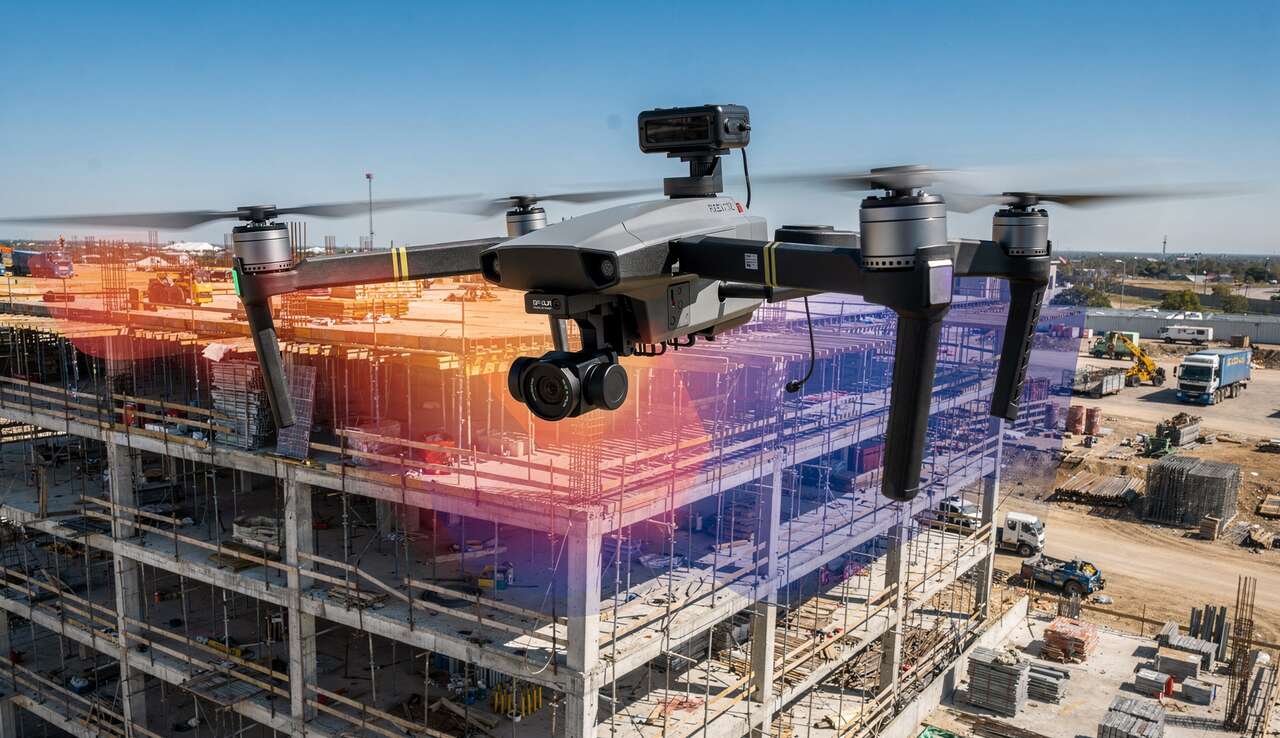 Applications de la thermographie par drone dans le b&acirc;timent