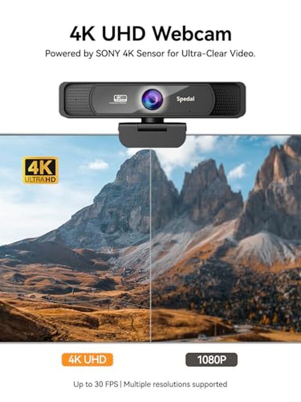 Découvrez notre test complet de la webcam Speal 4K : ultra HD, grand angle et zoom numérique. Boostez vos visioconférences  !