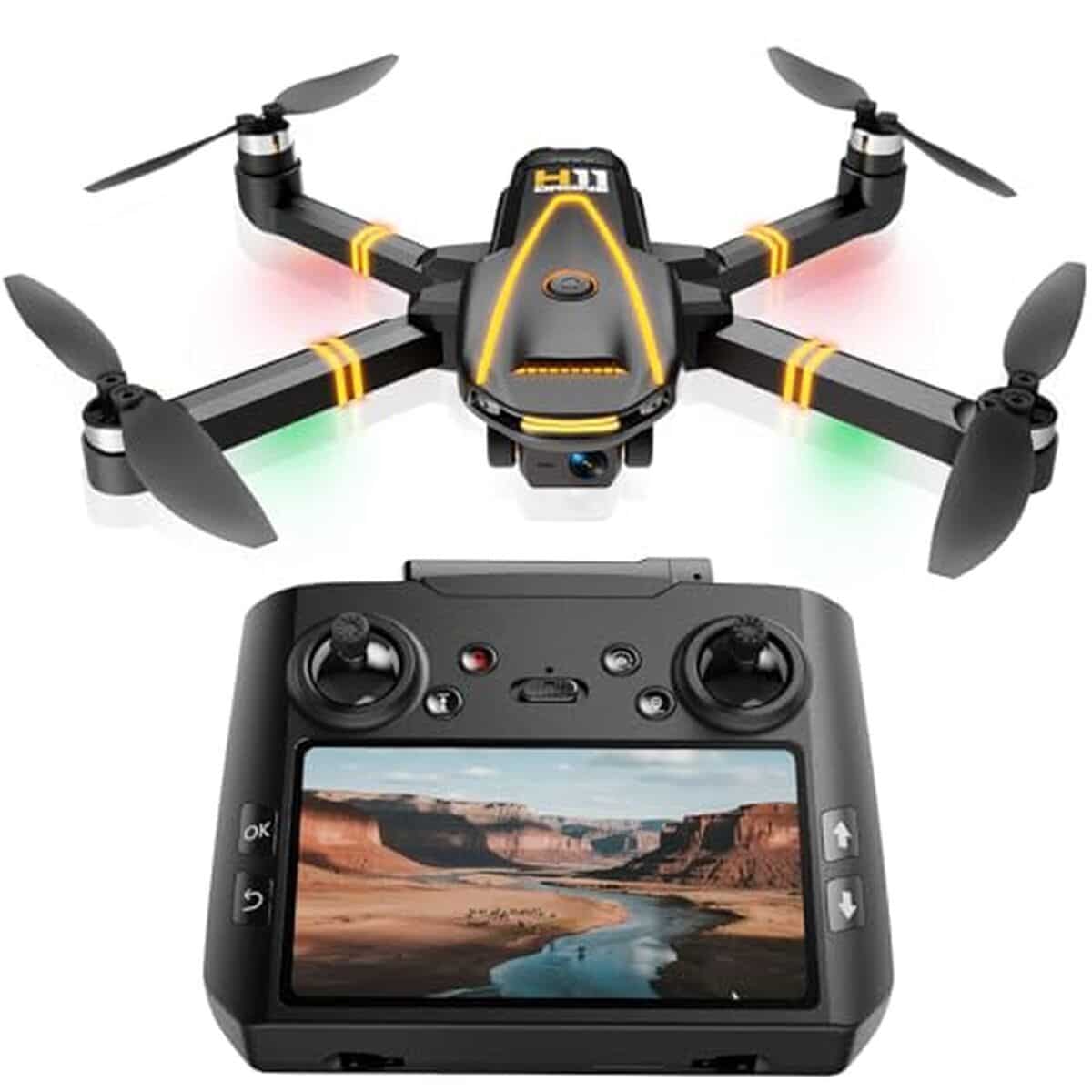 Test : drone H11 GPS 4K pliable et performant