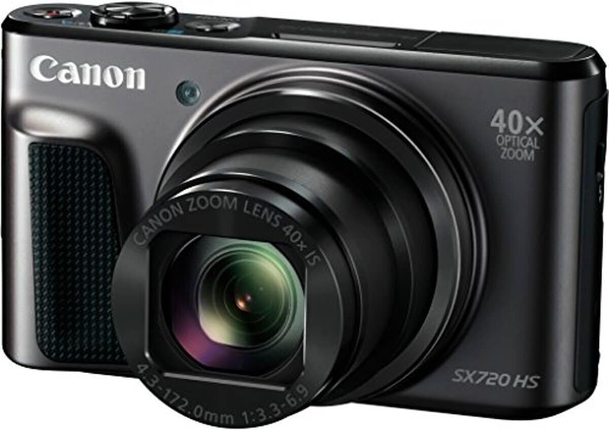 Test du Canon Powershot SX720 HS : appareil photo 20, 3 MP en noir