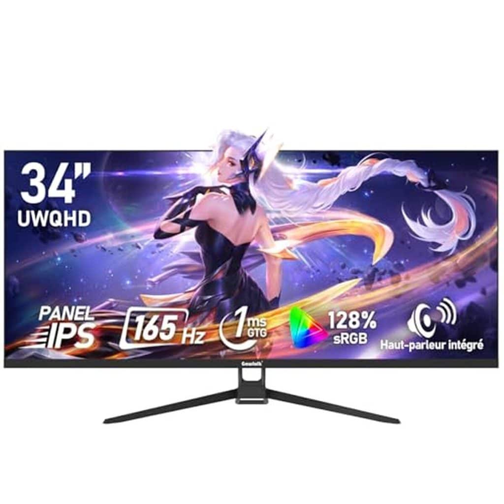 Test : gawfolk écran PC 34 pouces IPS 165Hz UWQHD