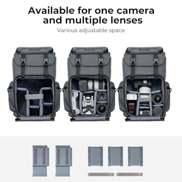 Découvrez notre test du sac photo K&F Concept, un allié polyvalent offrant une protection optimale pour vos équipements. Profitez d'un rangement ingénieux pour une expérience photo sans compromis.