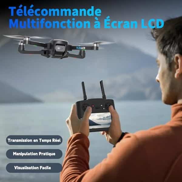 Découvrez notre test du drone Tolatoyus : une technologie de pointe avec caméra 4K et GPS, idéal pour les adultes amateurs de nouvelles expériences de pilotage.
