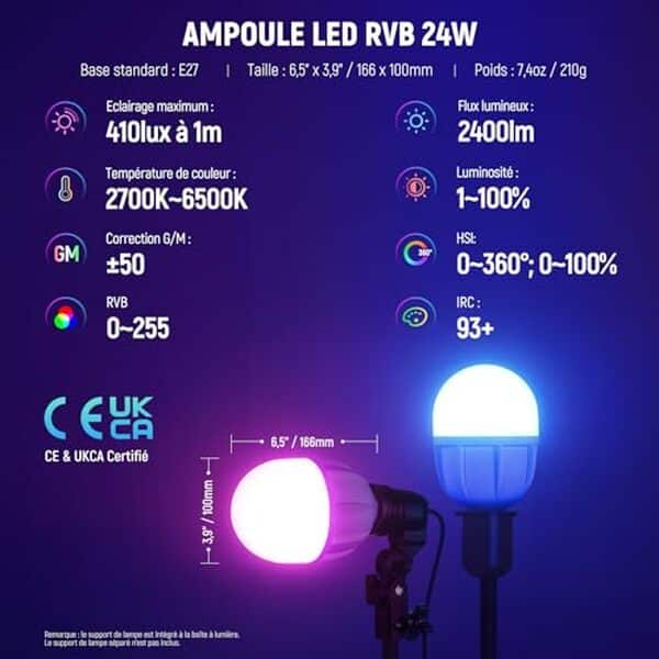 Découvrez le test complet du kit d'éclairage NEEWER RGB NK800. Analyse des performances, du contrôle avancé et conseils pour choisir le meilleur éclairage RGB pour vos besoins.