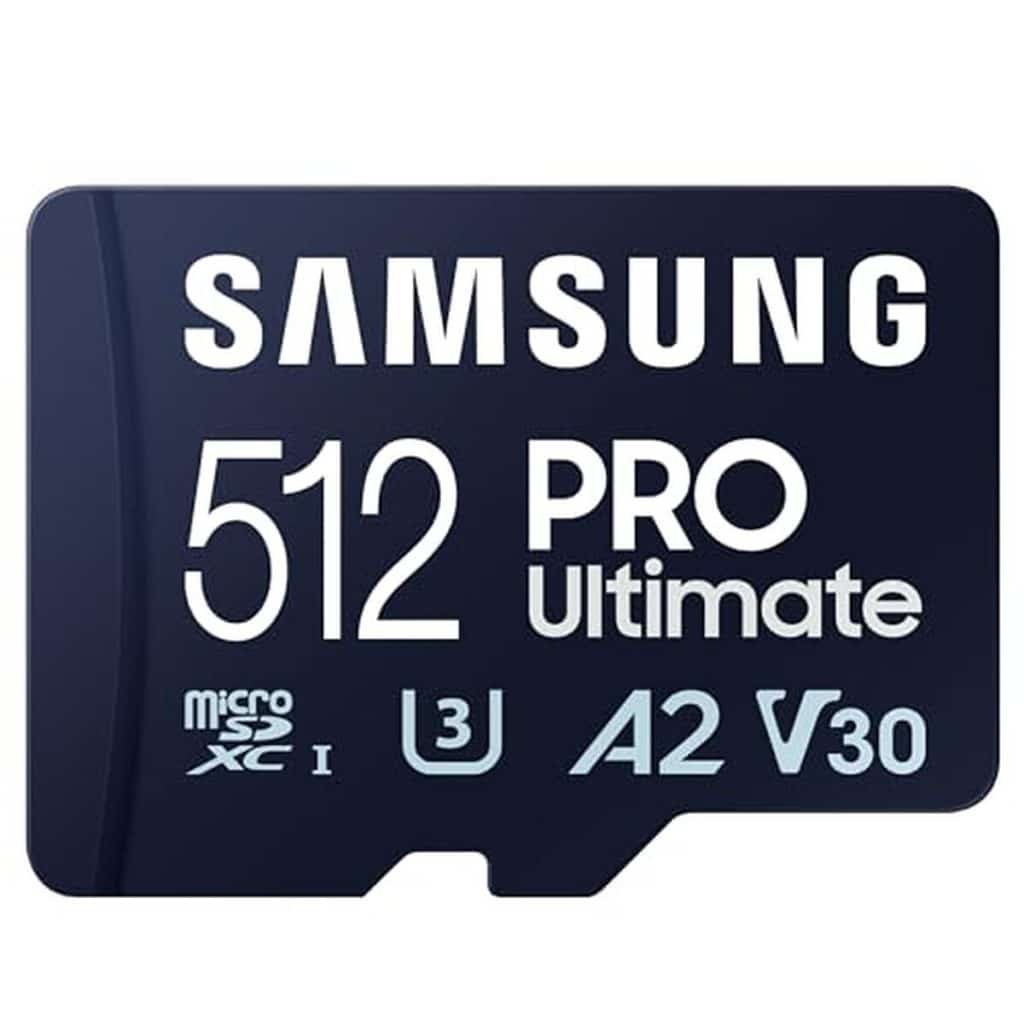 Test de la carte mémoire Samsung PRO Ultimate 512 Go