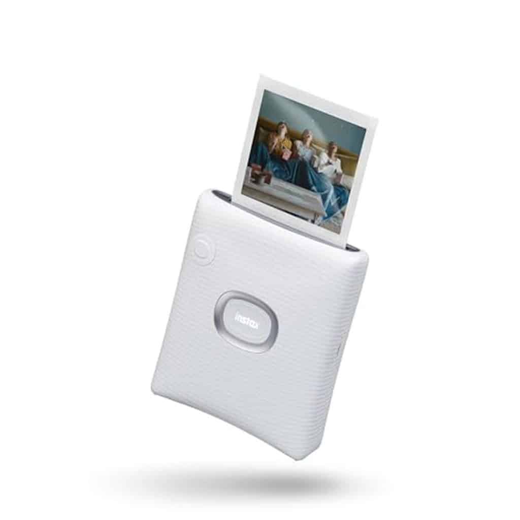 Test : imprimante photo pour smartphone Instax Square Link, blanc cendré