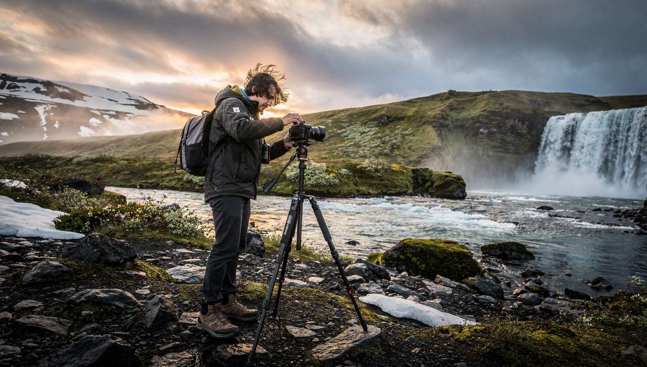 Tr&eacute;pied : stabilit&eacute; dans les paysages islandais