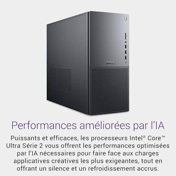 Découvrez le dell Tour Plus EBT2250 : une performance graphique exceptionnelle alliée à une élégance raffinée. Idéal pour les amateurs de design et d'innovation.