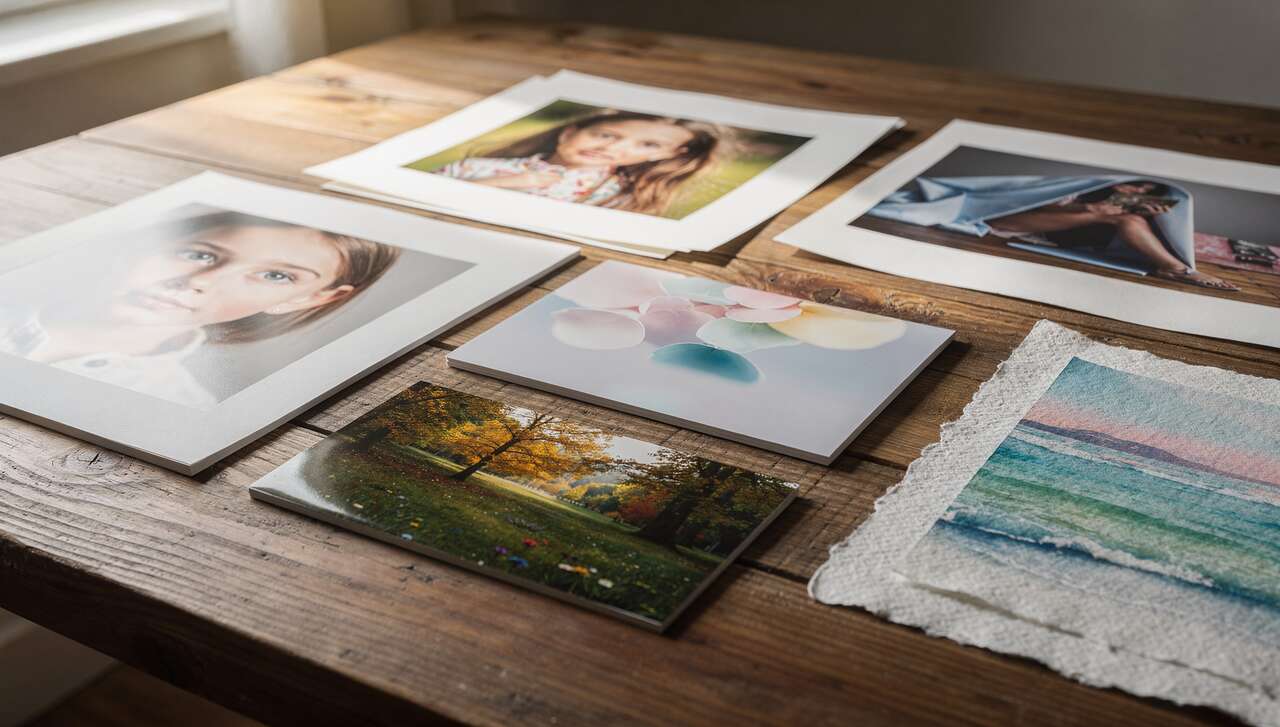 Choisir entre diff&eacute;rents types de tirages photo