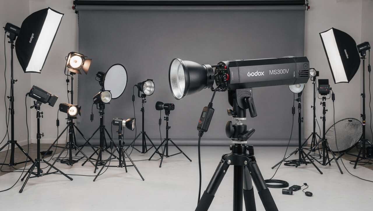 Comparaison avec d'autres mod&egrave;les de flash studio