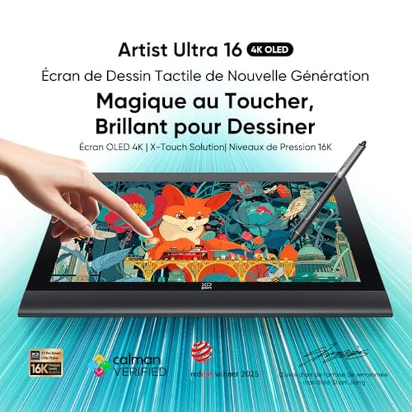 Découvrez notre test détaillé de la XPPen Artist Ultra 16, une tablette graphique OLED 4K idéale pour les artistes et designers. Performances, design et fonctionnalités innovantes au rendez-vous  !