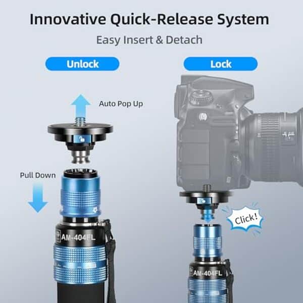 Découvrez le monopode Sirui AM-404FL, un outil de choix pour les voyageurs en quête de stabilité et polyvalence. Maximisez votre expérience photographique avec ce compagnon fiable et léger.