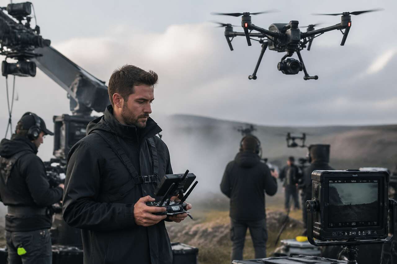 Le r&ocirc;le du drone dans l'audiovisuel