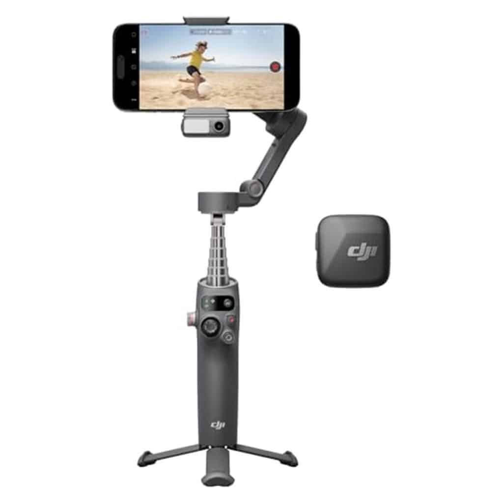 Test du Dji Osmo Mobile 7P : stabilisation sur 3 axes et fonctionnalités complètes