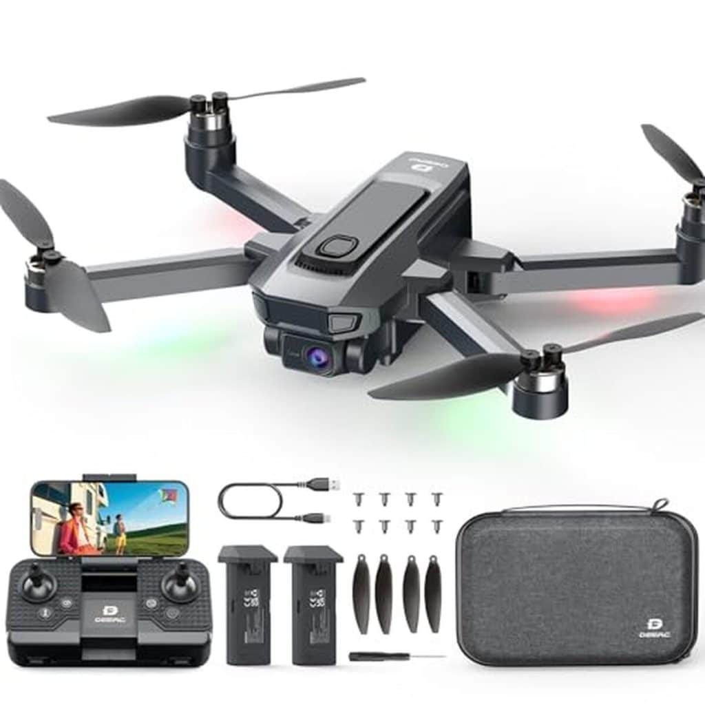 Test du drone DEERC D25 : performance 4K compacte et pliable