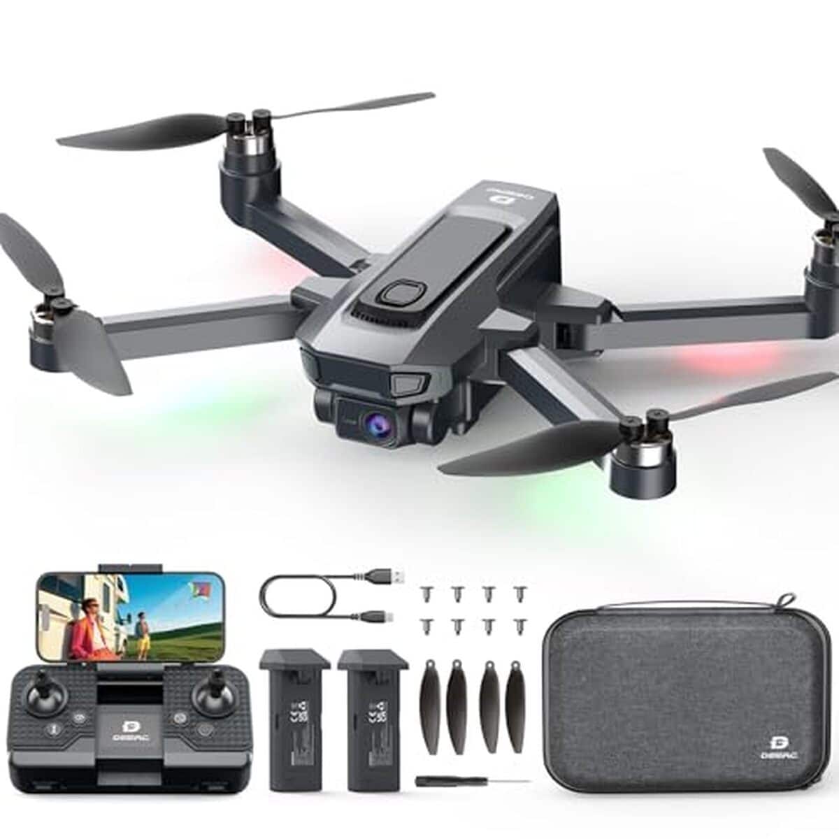 Test du drone DEERC D25 : performance 4K compacte et pliable