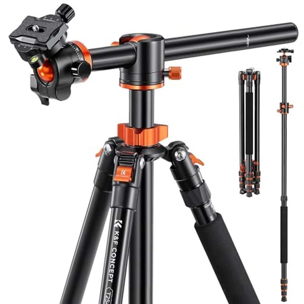 Test du trépied professionnel 240 cm K&F Concept 360°