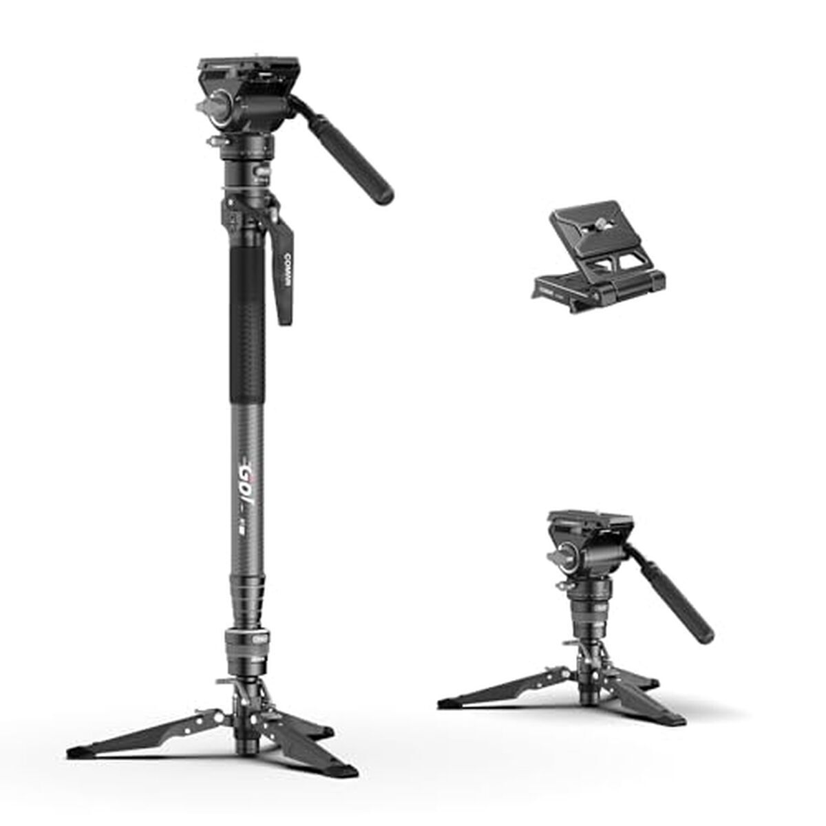 Test : monopode en fibre de carbone Coman M1ProV5, performance et légèreté