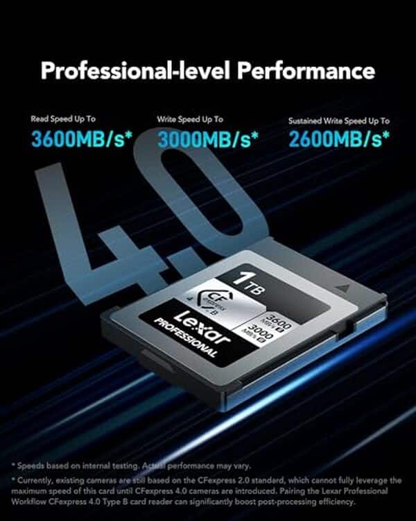 Découvrez les performances exceptionnelles de la carte mémoire lexar professional cfexpress 4.0 1tb dans notre test détaillé : vitesse incroyable pour capturer vos vidéos en 8k sans compromis sur la qualité