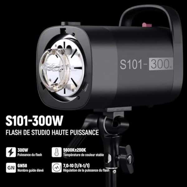Explorez le test complet du kit d'éclairage Neewer S102-400W Pro et découvrez sa puissance, polyvalence et efficacité pour vos projets photographiques professionnels.
