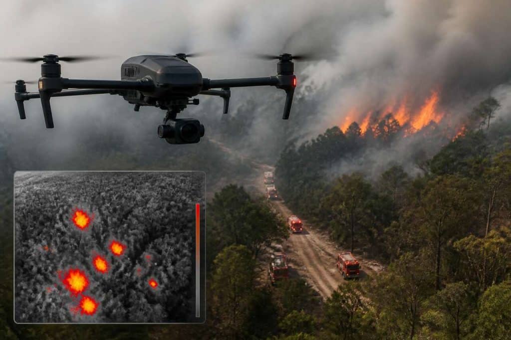 Drones : alliés stratégiques des pompiers en secours