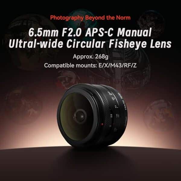 Découvrez notre analyse détaillée de l'objectif fisheye astrhori 6, 5 mm f2.0 pour fuji x : performances, qualité d'image et compatibilité avec votre appareil photo.