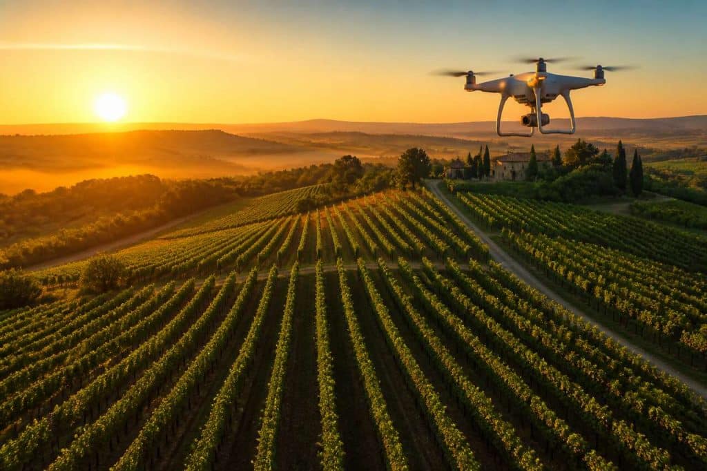 Drones et viticulture : métier de télépilote pour l'analyse de parcelles