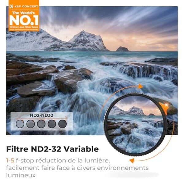 Découvrez notre test détaillé du filtre ND variable K&F Concept 82mm : performances, qualité optique et verdict pour photographes exigeants. 