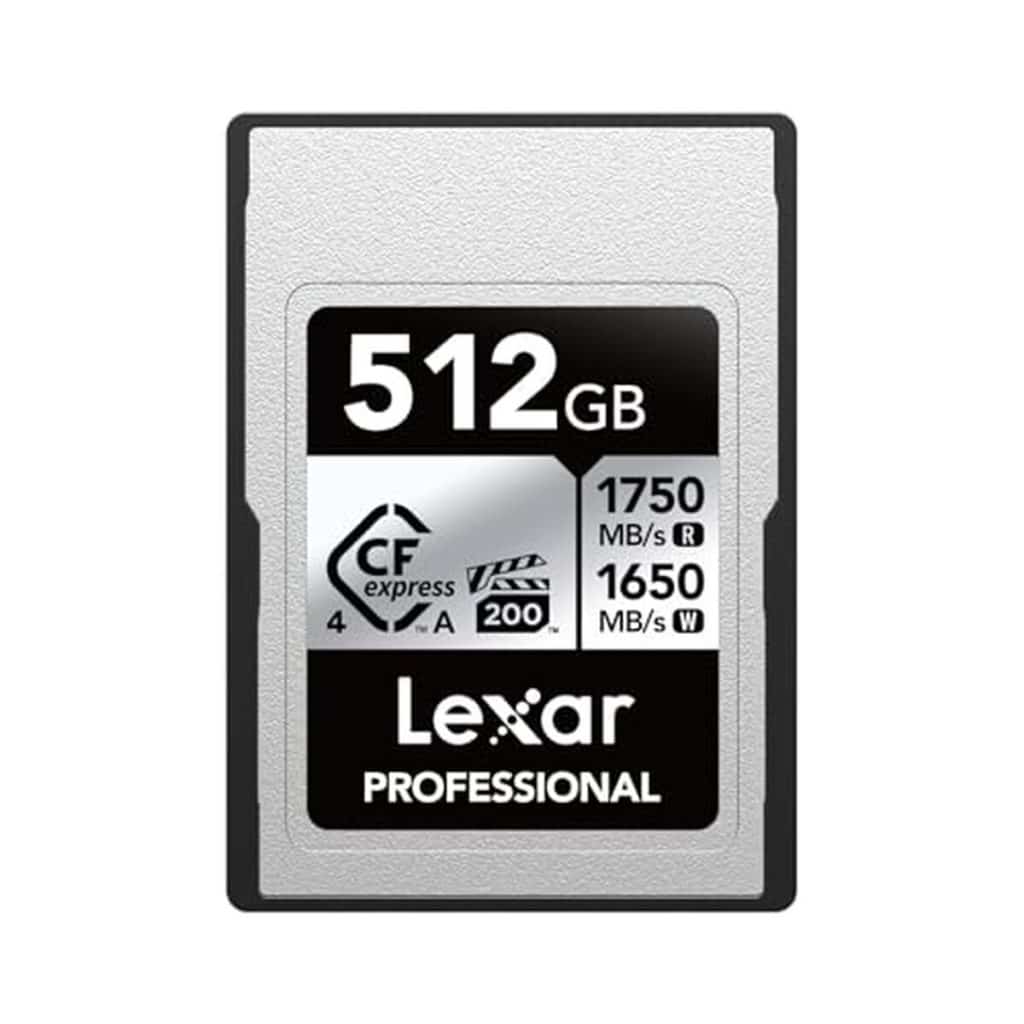Test : carte Lexar Professional Silver 512 Go ultra-rapide