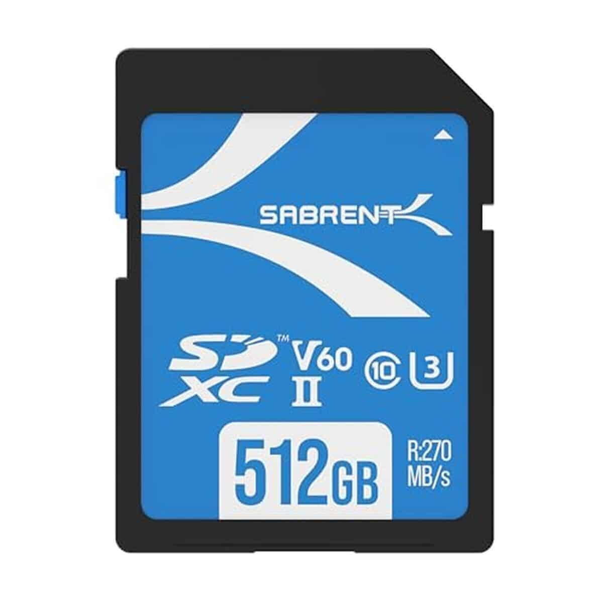 Test : carte SD 512 Go Sabrent UHS-II pour pros