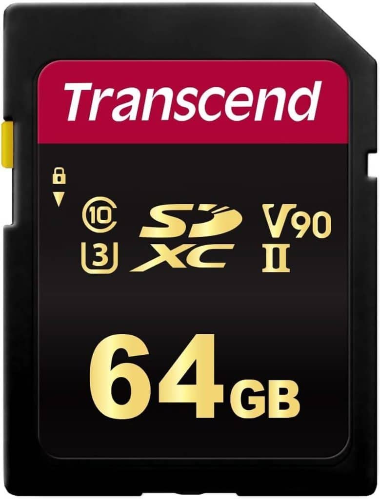 Test de la carte SDXC Transcend SDC700S 64GB : performance ultime