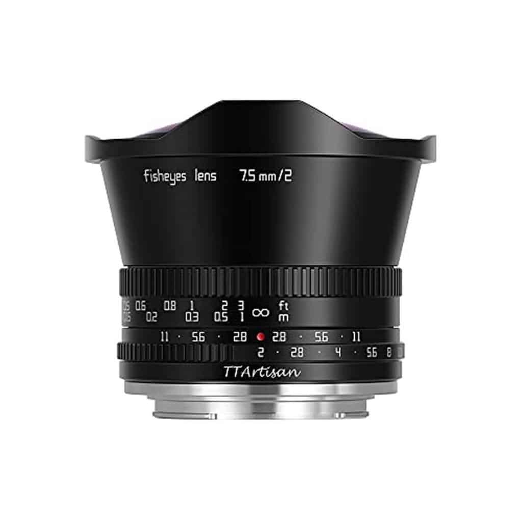 Test de l'objectif fisheye TT Artisan 7, 5mm F2.0 APS-C
