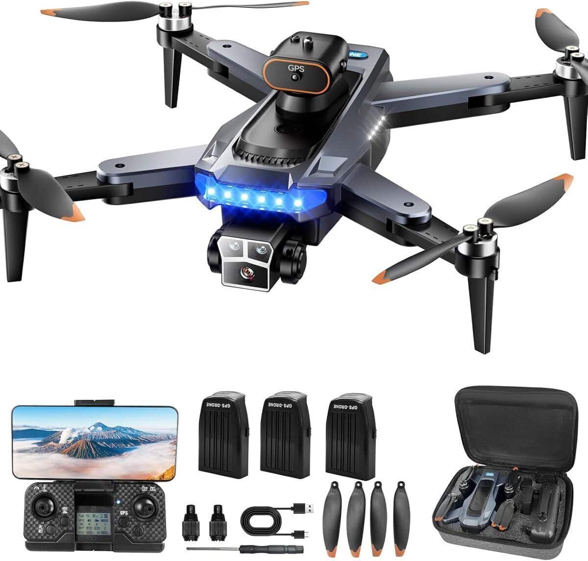 Test : drone P17 caméra 4K pro, gPS et autonomie optimisée
