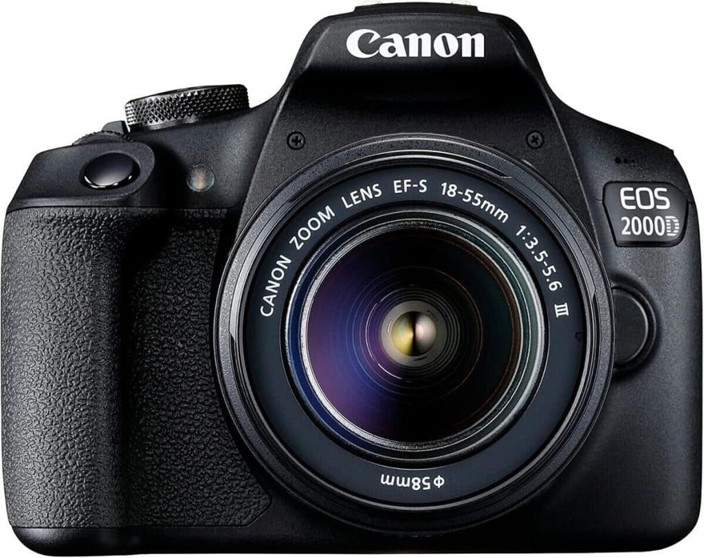 Test du Canon EOS 2000d : appareil photo reflex 24.1 MP avec objectif 18-55 mm
