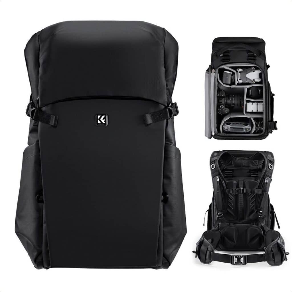 Test du sac à dos photo K&F Concept : protection et accessibilité