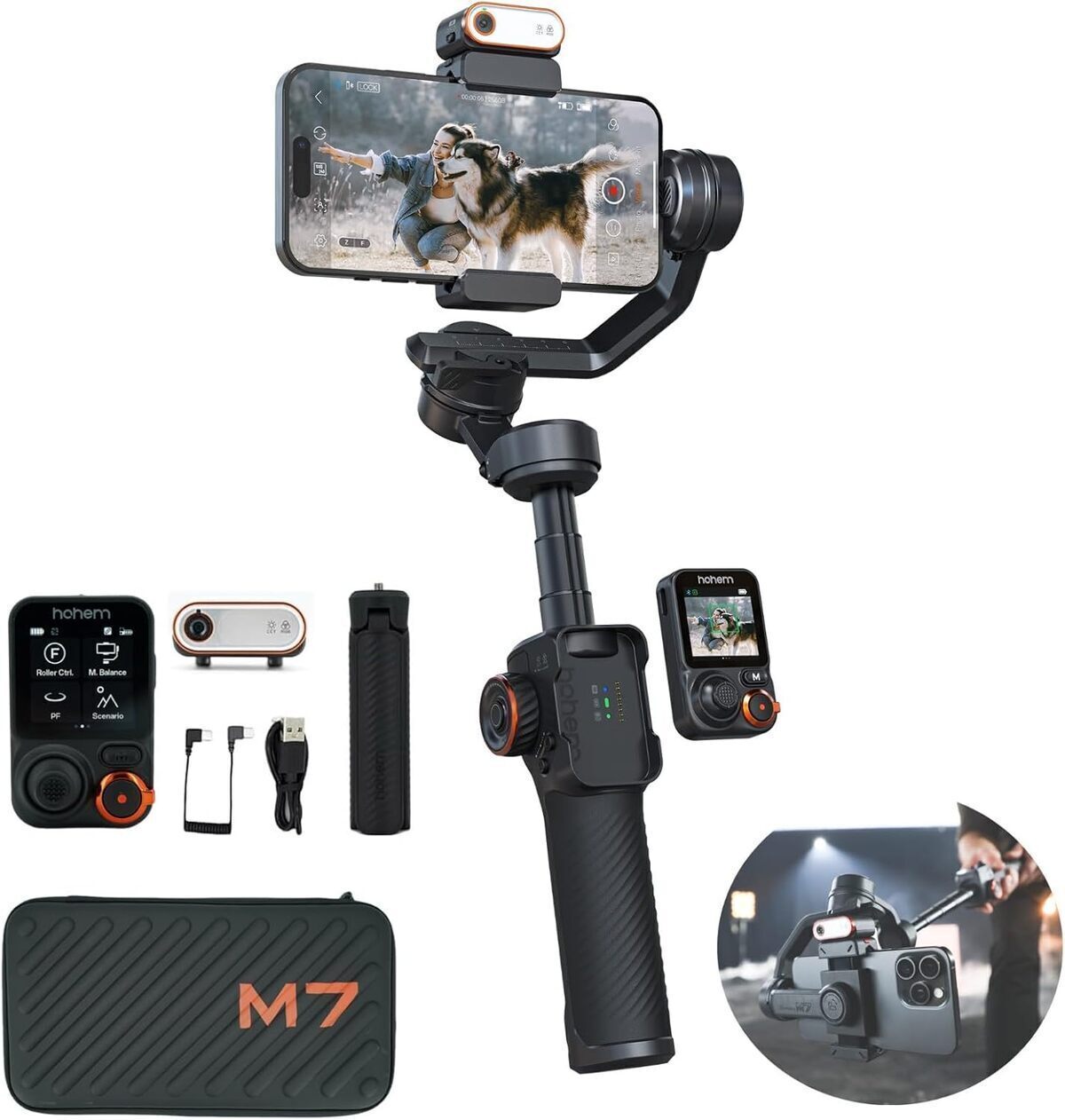 Test du stabilisateur Hohem iSteady M7 : performance et polyvalence