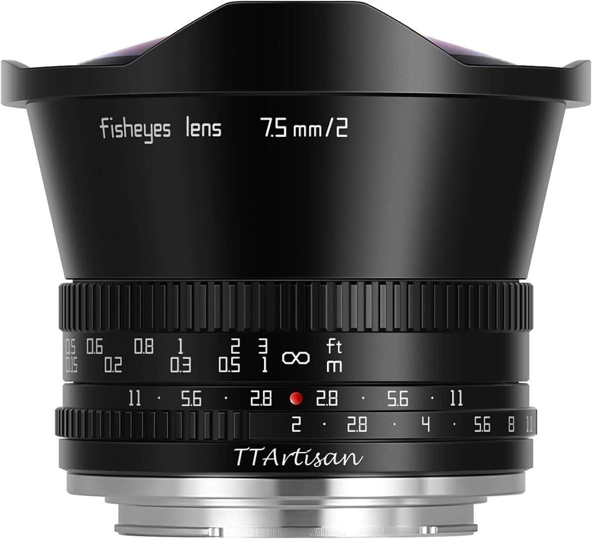 Test objectif ttartisan 7.5mm f2.0 fisheye monture sony e