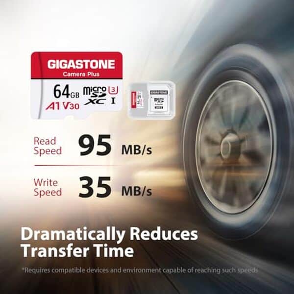 Découvrez notre test complet de la carte mémoire Gigastone 64 Go : performances, vitesse d'écriture et compatibilité avec GoPro et drones. Avis détaillé et recommandations. 