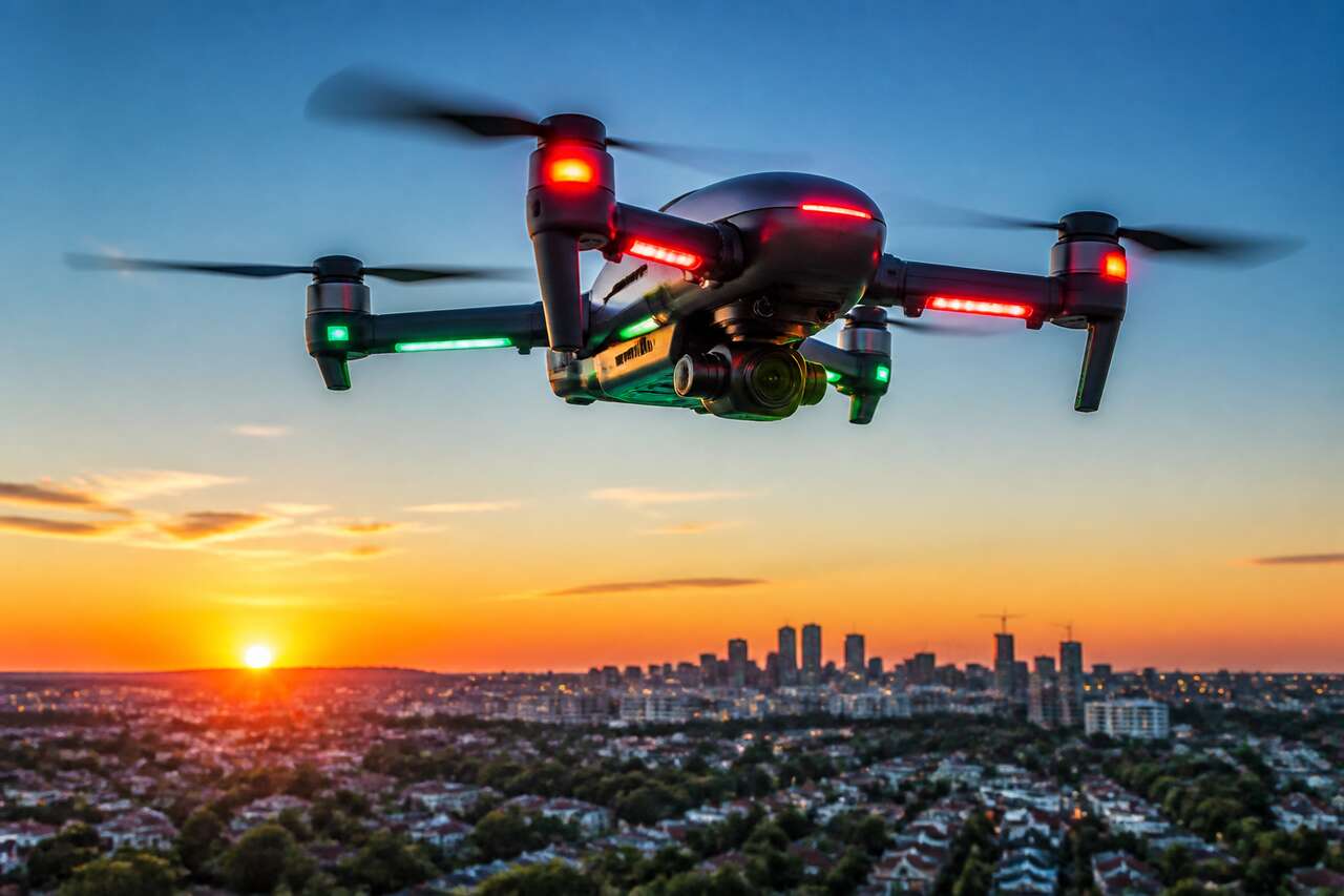 Signalement électronique et lumineux pour drones Signalement électronique et lumineux pour drones