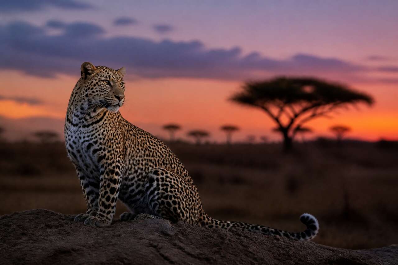 Cas pratique : retouche d’un léopard de nuit ou au crépuscule Cas pratique : retouche d’un léopard de nuit ou au crépuscule