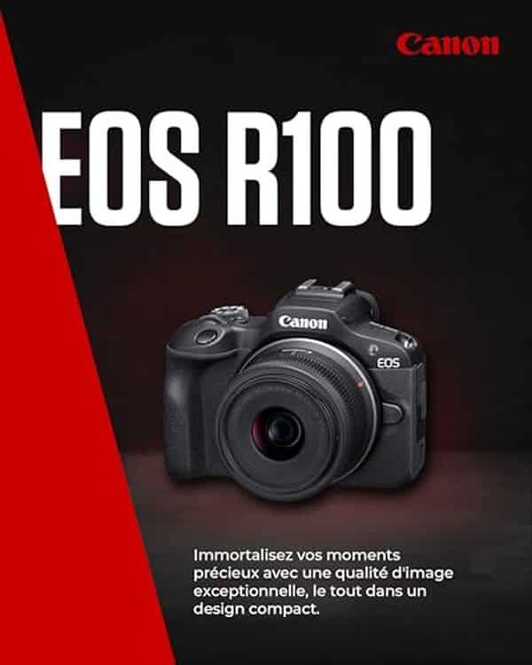 Découvrez notre test complet du Canon EOS R100 : un appareil photo hybride APS-C polyvalent, idéal pour les photographes en quête de qualité et de polyvalence à un prix compétitif. 