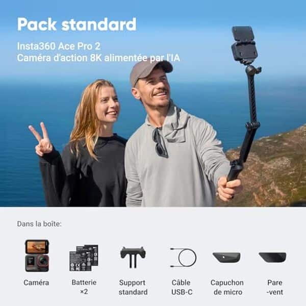 Découvrez notre test complet de l'Insta360 Ace Pro 2, la caméra d'action 8K étanche co-conçue avec Leica. Performances, caractéristiques et verdict.