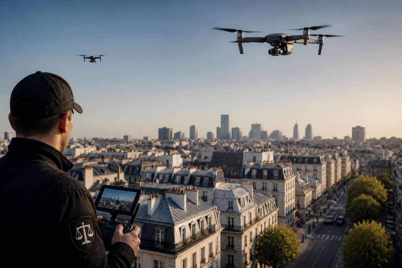 Filmer une ville avec un drone: images, vie priv&eacute;e et cadre l&eacute;gal